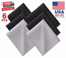 Microfiber Glasses Cleaning Cloths 6 Pack Lens Cleaner for Camera LCD Screens
