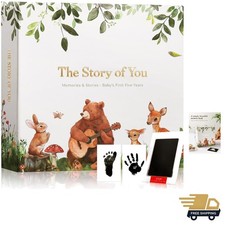 Baby Memory Book Scrapbook Album Gender Neutral 154 Pages Keepsake