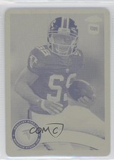 2011 Topps Chrome Printing Plate Yellow 1/1 Jacquizz Rodgers #163 1i0