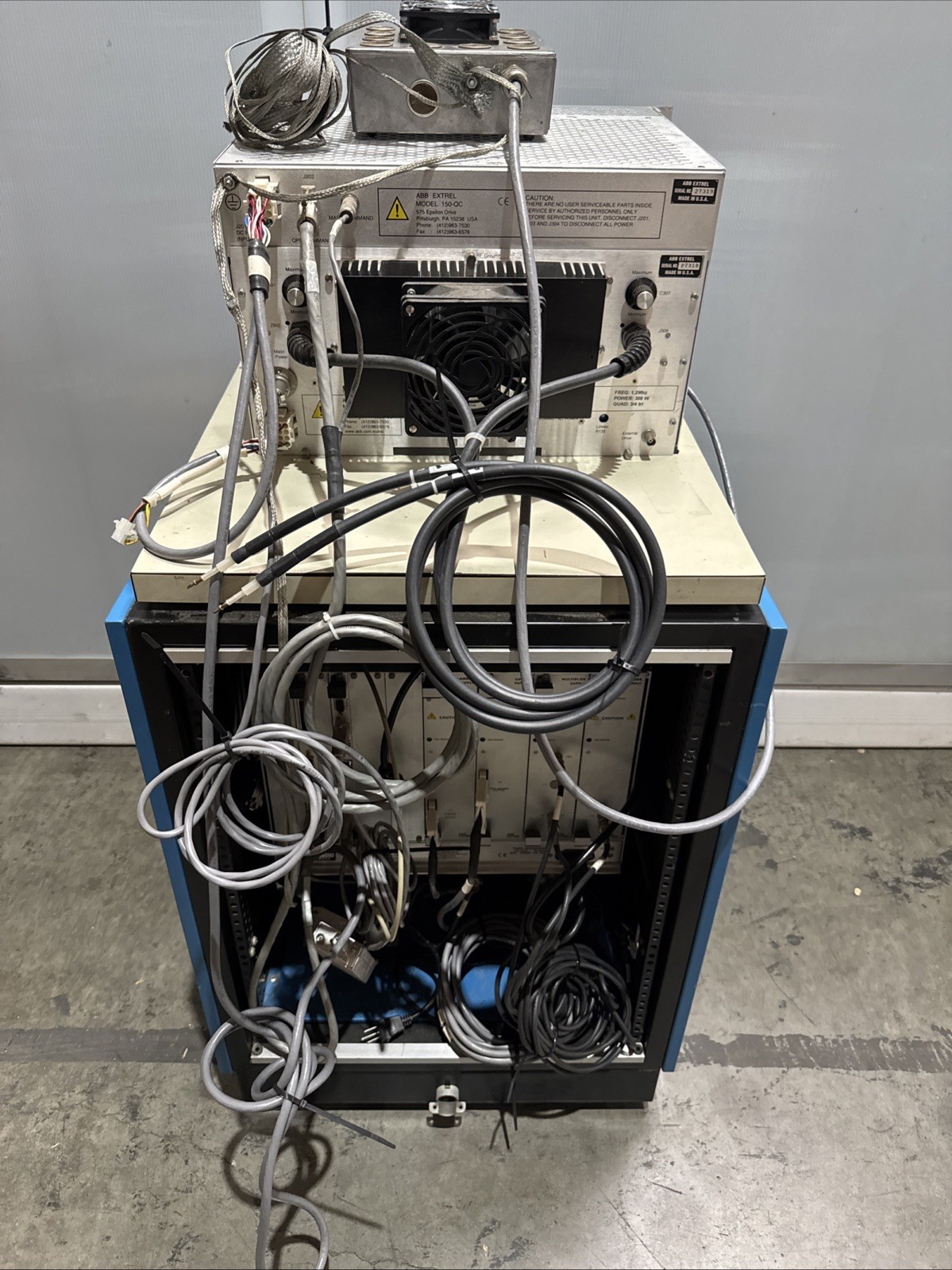 150QC Mass Spectrometer Quadrupole Controller   1.2Mhz 300Watts Merlin QMS