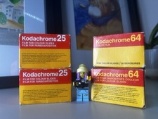Kodak Kodachrome 25 & 64 35mm Slide Film Job Lot x4 Expired Vintage