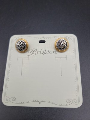 Brighton Ferrara Two Tone Post Earrings