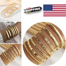 Best Gift Gold Bangle Bracelets Set for Women Perfect for Birthdays and Holidays