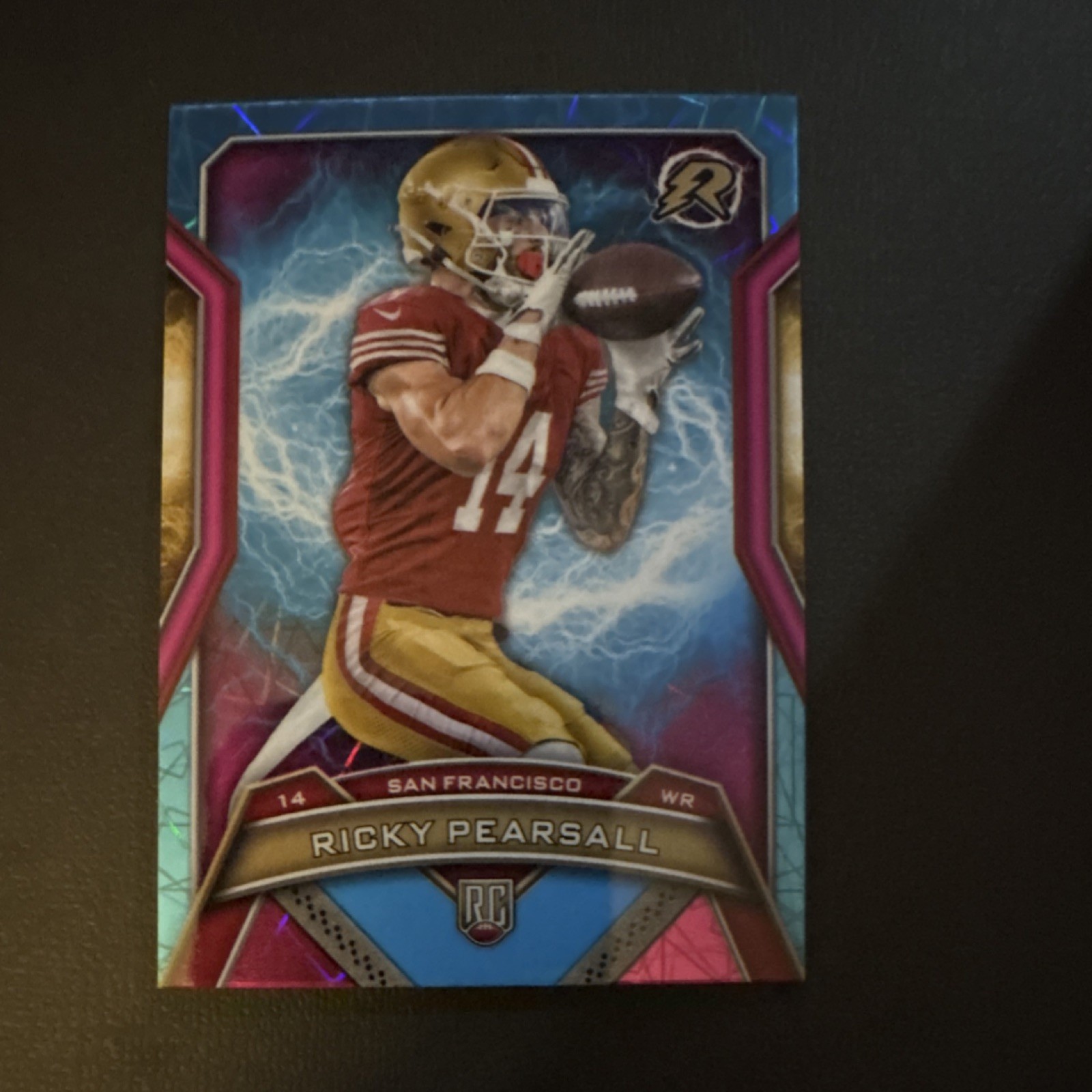Topps 2024 Resurgence Rookie #183 Ricky Pearsall Sky Blue and pink shock 