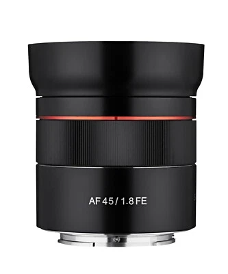 Rokinon AF 45mm f/1.8 Compact Auto Focus FE Lens for Sony E