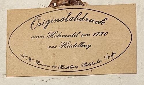 Perkeo of Heidelberg - Set of 2 - Originalabdruck Heidelberg Plaster Plaques - Picture 5 of 5