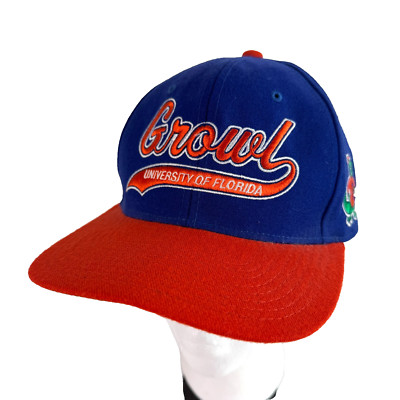 Vintage 90s Starter Sample Hat UF Florida Gators Growl 100% Wool Snapback Hat