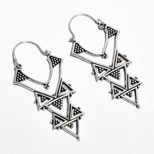 Golden Silver Brass Gypsy & Boho Earring eBay Assorted 10 Pairs for girl & women