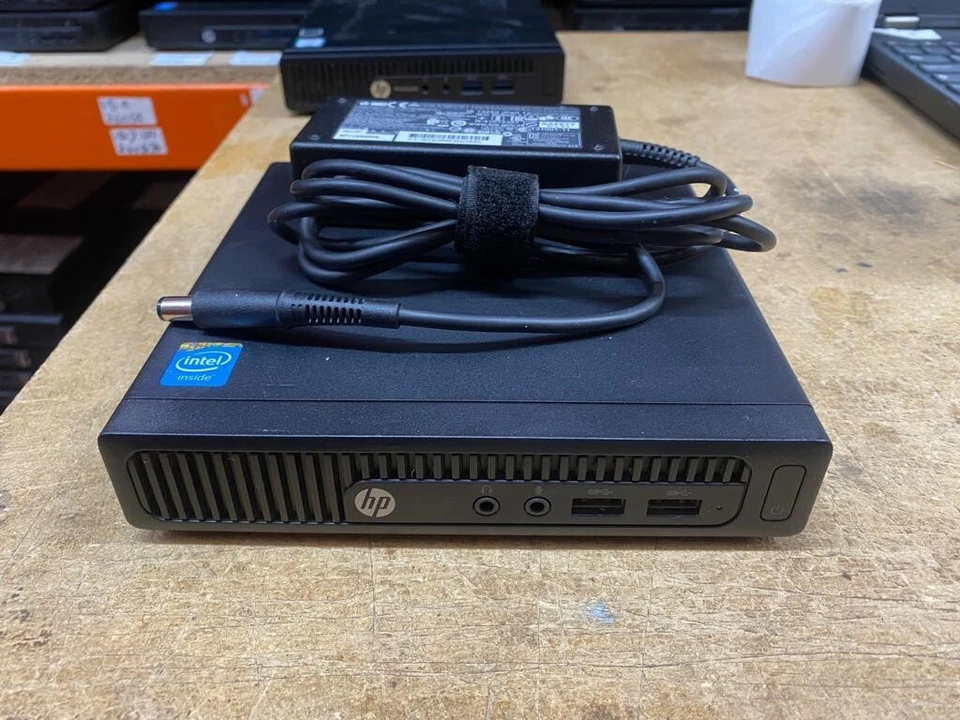 HP 260 G1 DM Mini - Pentium 3558U - 8GB RAM - 128GB SSD - PSU - OS (OFFERS OK) - Image 2 of 4