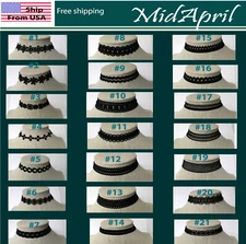  Choker Necklace Black Velvet Classic  Chain Collar Women Dress Jewelry  US sell