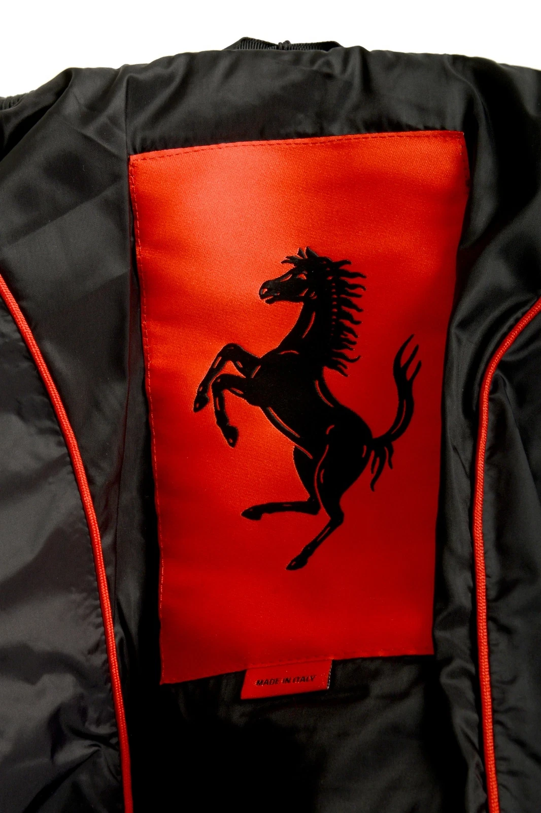 Scuderia Ferrari Fluid Black Parka Jacket With Detachable Hood US 2XL IT 56 image 6