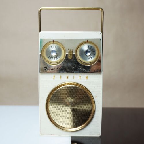 1959 Vintage ZENITH Royal "500" 8-Transistor Radio Speaker w/ Bluetooth Tech. - Picture 2 of 8