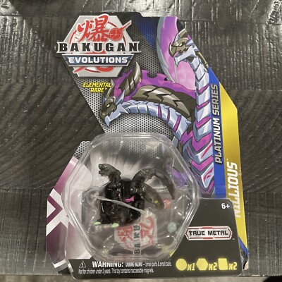 Nillious Elemental Rare - Bakugan Evolutions Platinum Series True Metal!! NEW