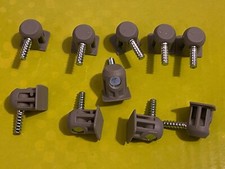 10046078 x 10 IKEA Ehnet Regalhalterungen/Stifte/Halterungen, grau