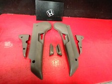 94-01 Acura Integra Side Seat Rail Track Trim Cover Plastic Bezel Set X6 Oem Tan