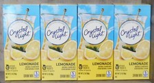 4 Crystal Light Lemonade 6 Pitcher Packets Makes 12 Quarts Drink Mix