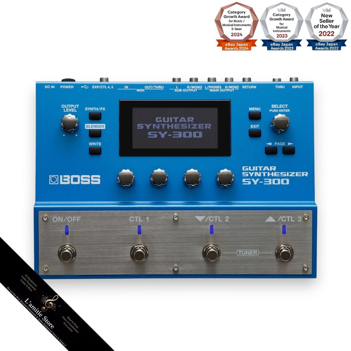 ギター BOSS SY-300 GUITAR SYNTHESIZER BOSS SY300 Guitar Synthesizer for sale online | eBay
