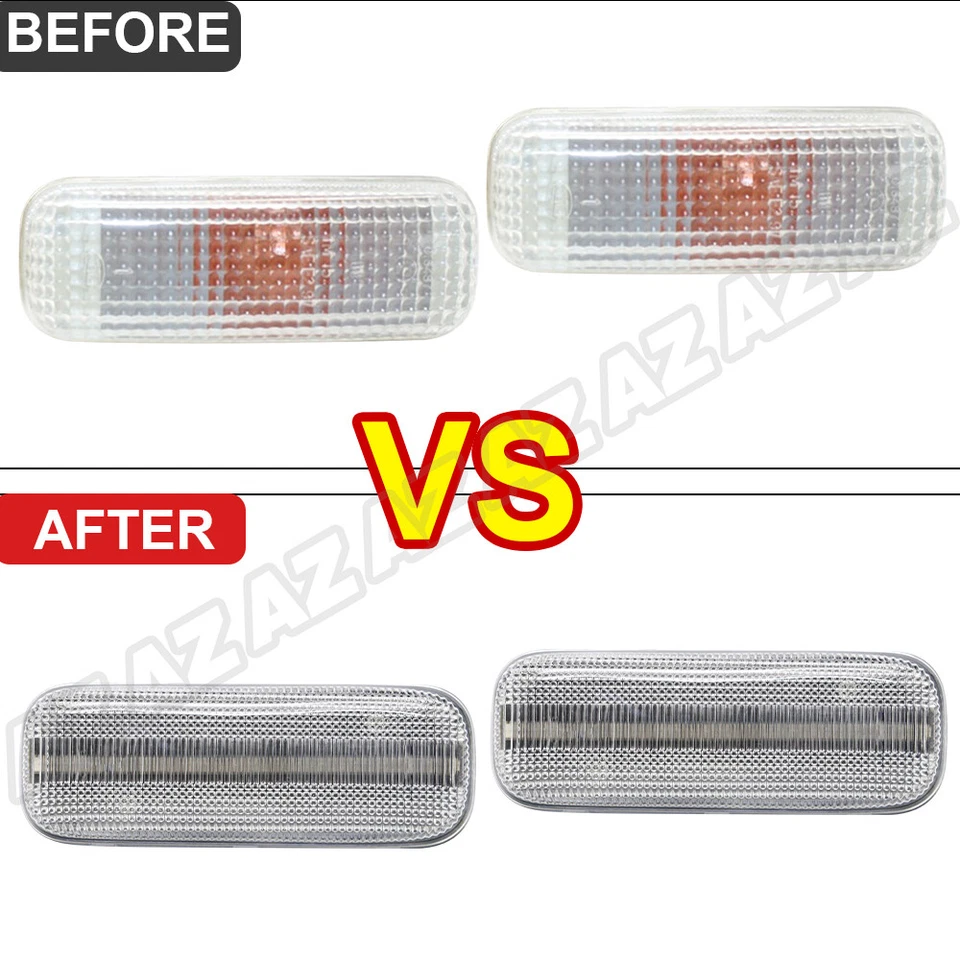 LED Turn Signal Light Side Marker Lamp For 98-03 Mercedes W163 ML320 ML430 ML55 Foto 4 de 4