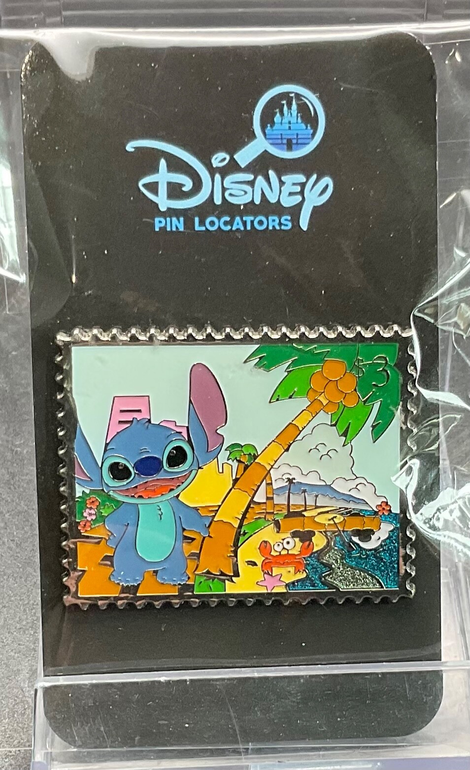 Disney HKDL 2011 Stitch Postage Stamp Pin
