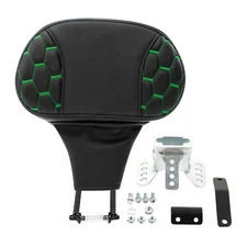 Front Driver Backrest Pad Fit For Harley Touring Street Road Glide 2009-2024