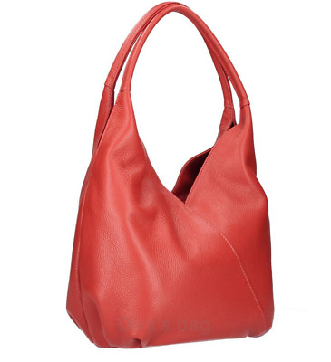 Diva's Bags Tasche Camille Leder rot Made in Italy