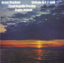 BRUCKNER Symphony 1 JOCHUM Dresden SK Eterna 827426 LP NM- Black Label 1978 Rec.