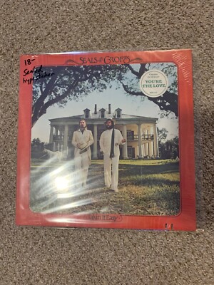 Seals and Grofts Takin It Easy Hype Sticker New Record lp original vinyl album 
