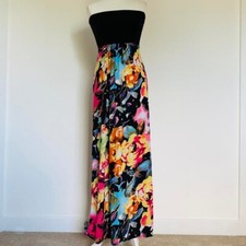 Women’s Size 10 Colourful Long Summer Maxi Dress
