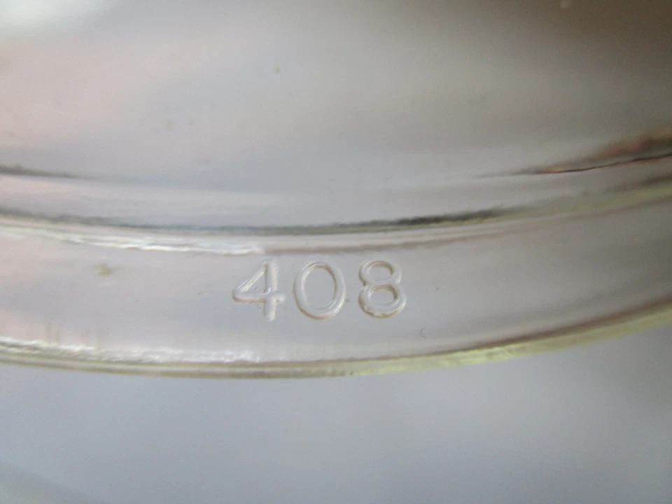 Vintage Fire King 408 Clear Round Glass Lid 8 3/4” - Image 4 of 4