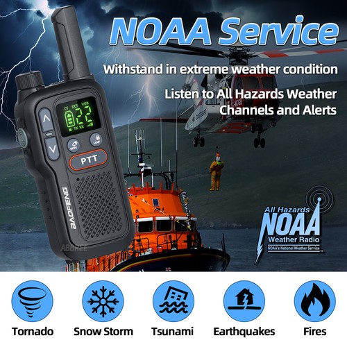 2 szt. Baofeng BF-T18 Mini Dual PTT Walkie Talkie PMR 446Mhz Latarka Ham Radio - Zdjęcie 4 z 8