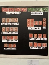 US Parcel Post and Postage Due  Stamps of 1913-1930 Used and MH Nice Set CV$440+