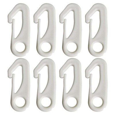8 Stck. Schwerlast Fahnenmast Druckknopf Haken Clips Fahnenmast Befestigung an Flagge Seil Karabiner