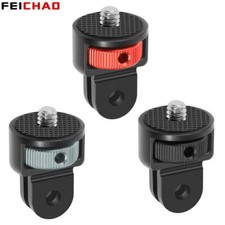 360 Swivel 1/4" Screw Converter Mini Tripod Adapter for Gopro Monopod Mount