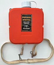 Vintage Poloron Sportpak Insulated Canteen - Orange - 1 QT