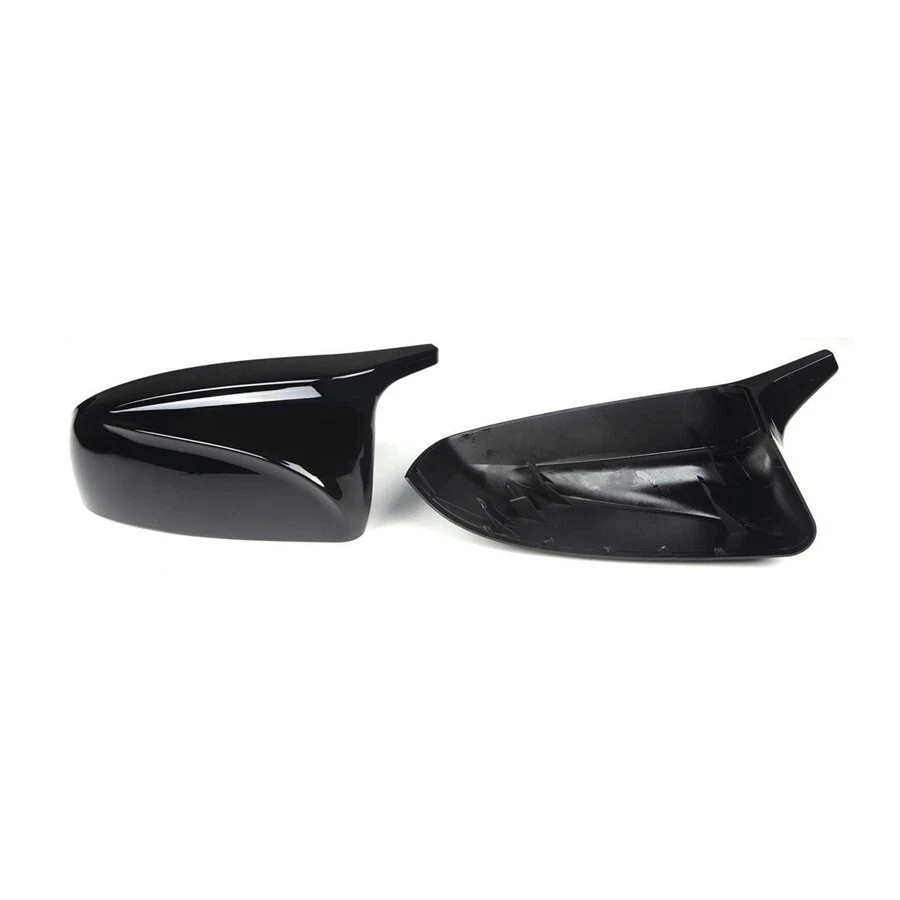 Par de tampa de espelho retrovisor lateral de carro preto brilhante para BMW X5 X6 E70 E71 07-13 - Imagem 4 de 4
