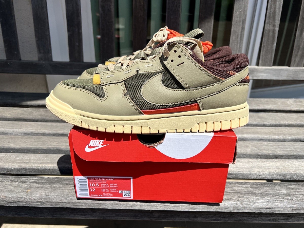 Nike Air Dunk Jumbo Medium Olive Green 10.5 Panda Sb Travis Nike Air Dunk Jumbo Medium Olive Green 10.5 Panda Sb Travis
