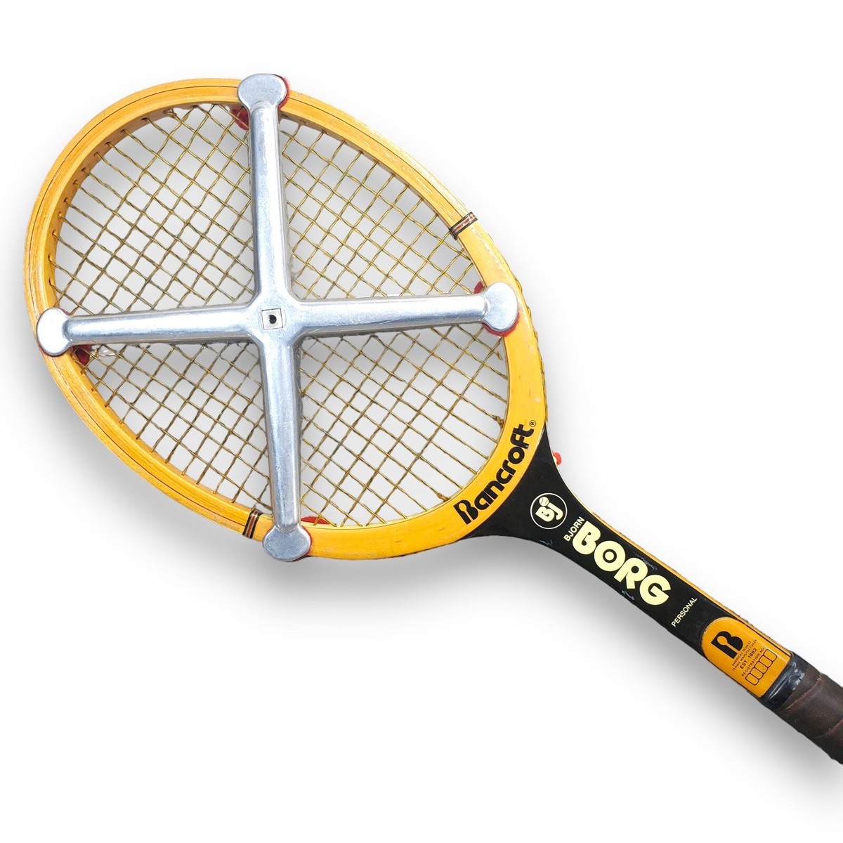 VINTAGE Personal BJORN BORG BANCROFT Wood Tournament Play Tennis