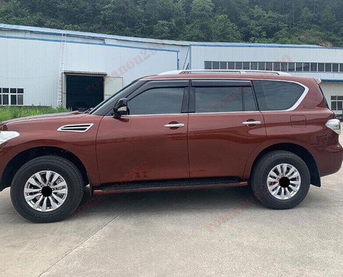 Para Infiniti QX80 2014-2024 viseras de viento protector contra la lluvia deflectores de ventilación - Imagen 8 de 11