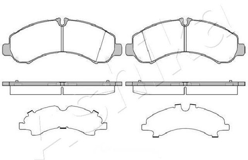 ASHIKA 50-05-526 Brake Pad Set, disc brake for MITSUBISHI - Picture 2 of 7