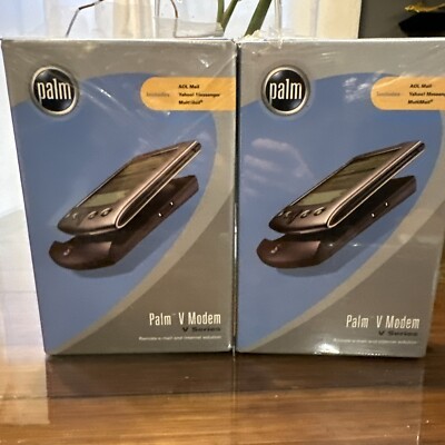 2 Vintage NOS NEW Palm V Modems for Palm V Series Sealed in Packages