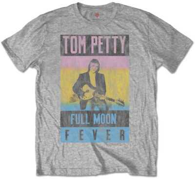 Tom Petty & The Heartbreakers 'Full Moon Fever' (Grau) T-Shirt