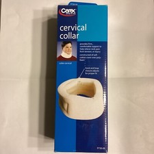 NIB NEW Carex Cervical Collar Neck Brace Pain Relief Support Comfort Poly-foam