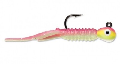VMC Tungsten Tubby Jig 2-Pack 1//64 OZ Pink Chartreuse Glow