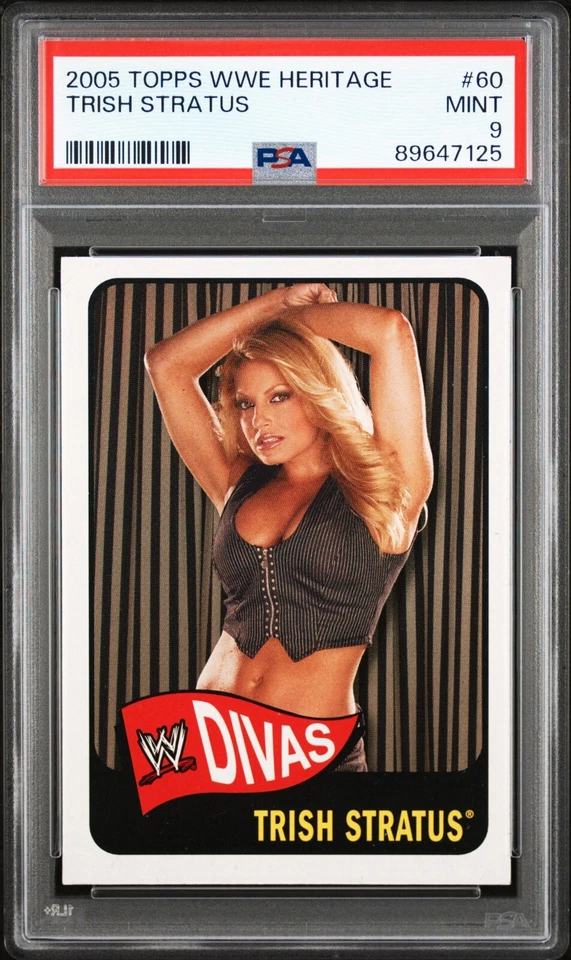 Trish Stratus 2018 WWE Legends PSA 10 GEMA COMO NUEVA Y 2005 Heritage PSA 9 ¡Ambos Pop 1! Foto 3 de 4