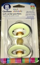 NEW Gerber First Essentials Soft Pacifiers BPA 0-6m DISCONTINUED Ships Same Day