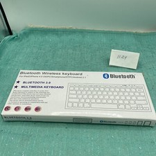 NIB Bluetooth Wireless Keyboard Black CE-RoHs. Model K1280C