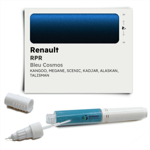 Crayon de peinture bleu RPR BLEU COSMOS pour RENAULT KANGOO ESPACE MEGANE SCENIC CAPTUR K - Photo 1/3