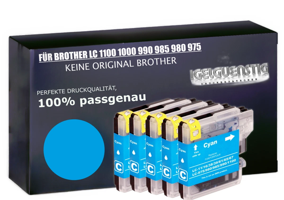 20 CARTUCCE COMPATIBILE PER BROTHER LC980 - Foto 6