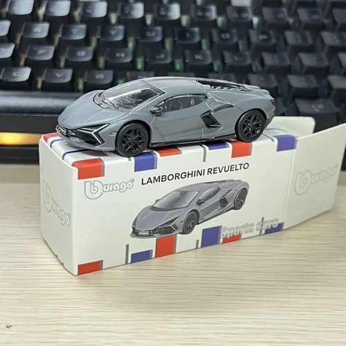 New In Stock Bburago 1:64 Lamborghini Revuelto Car Alloy Miniature Diecast Car - Picture 8 of 10