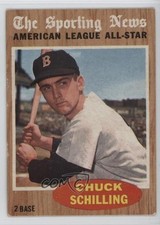 1962 Topps All-Star Chuck Schilling #467 15wb